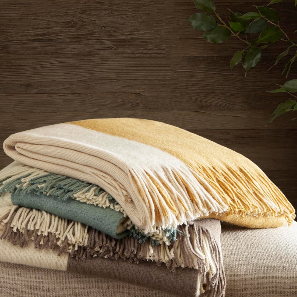 Ink and ivy throw blanket